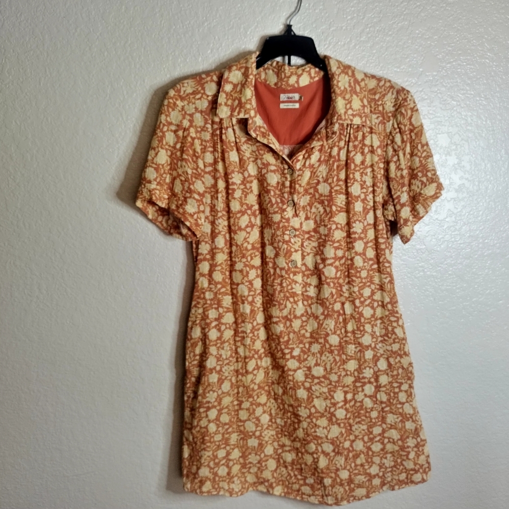 Faherty Hana Sierra India Floral Mini Dress Sz S - Picture 2 of 9